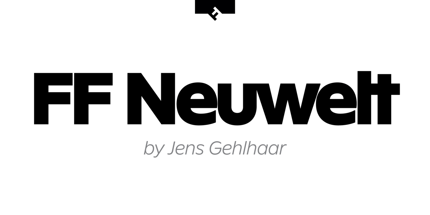 Ejemplo de fuente FF Neuwelt Inline